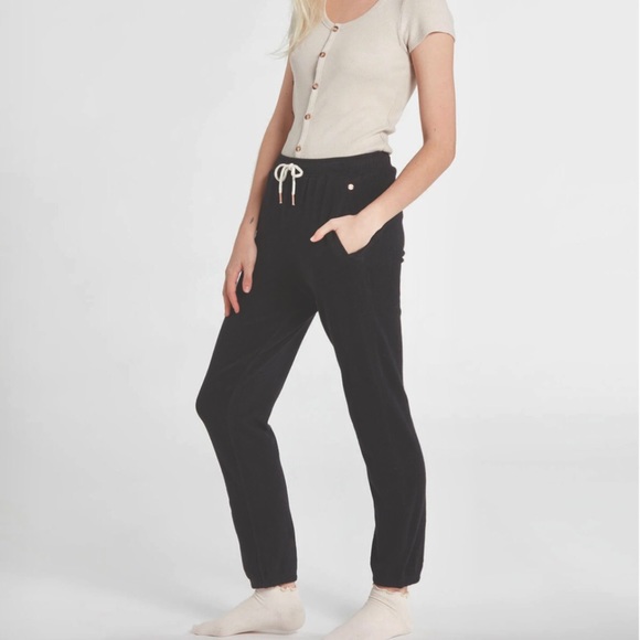 Volcom Navy Fleece Lived In Lounge Pants - Picture 1 of 5